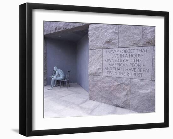 Franklin D. Roosevelt (F.D.R.) Memorial, Washington D.C., USA-Alison Wright-Framed Photographic Print