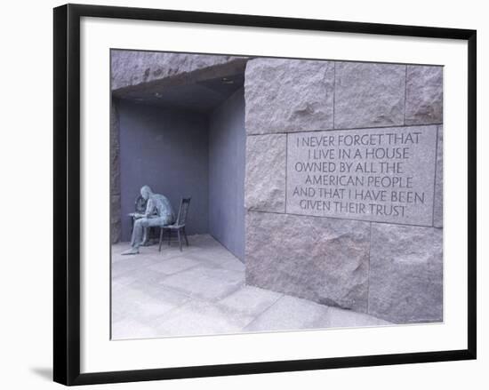 Franklin D. Roosevelt (F.D.R.) Memorial, Washington D.C., USA-Alison Wright-Framed Photographic Print