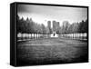 Franklin D. Roosevelt (Fdr) Four Freedoms Park, Roosevelt Island, Manhattan, New York, White Frame-Philippe Hugonnard-Framed Stretched Canvas