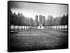 Franklin D. Roosevelt (Fdr) Four Freedoms Park, Roosevelt Island, Manhattan, New York, White Frame-Philippe Hugonnard-Framed Stretched Canvas