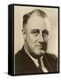 Franklin Delano Roosevelt 32nd President of the USA-null-Framed Stretched Canvas