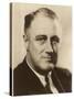 Franklin Delano Roosevelt 32nd President of the USA-null-Stretched Canvas