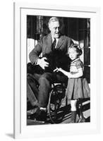 Franklin Delanor Roosevelt (In Wheelchair)-null-Framed Photo