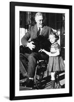 Franklin Delanor Roosevelt (In Wheelchair)-null-Framed Photo