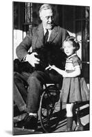 Franklin Delanor Roosevelt (In Wheelchair)-null-Mounted Photo