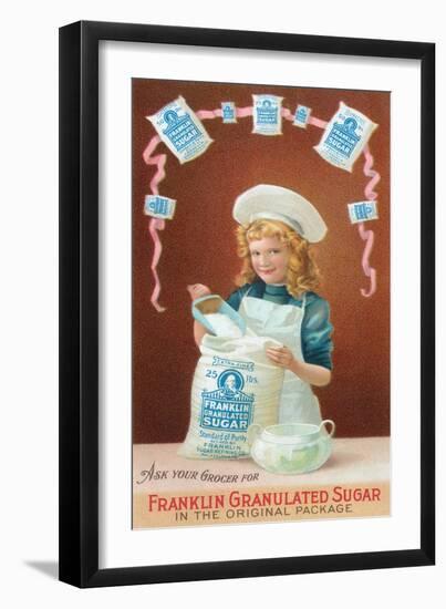 Franklin Granulated Sugar-null-Framed Art Print