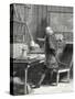 Franklin in His Laboratory of Physics in Philadelphia-null-Stretched Canvas