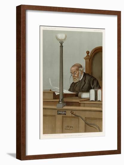 Franklin Lushington-Leslie Ward-Framed Art Print