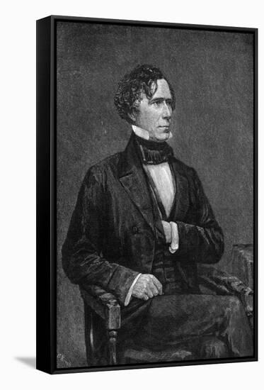 Franklin Pierce 5-G Kruell-Framed Stretched Canvas