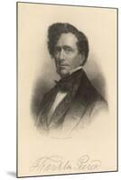 Franklin Pierce American Statesman, President 1853-1857-null-Mounted Art Print