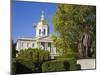 Franklin Pierce Statue, State Capitol, Concord, New Hampshire, New England, USA-Richard Cummins-Mounted Photographic Print