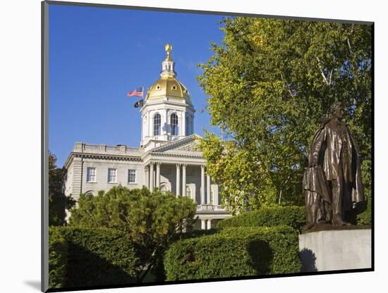 Franklin Pierce Statue, State Capitol, Concord, New Hampshire, New England, USA-Richard Cummins-Mounted Photographic Print