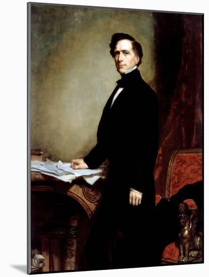 Franklin Pierce-George P.A. Healy-Mounted Giclee Print