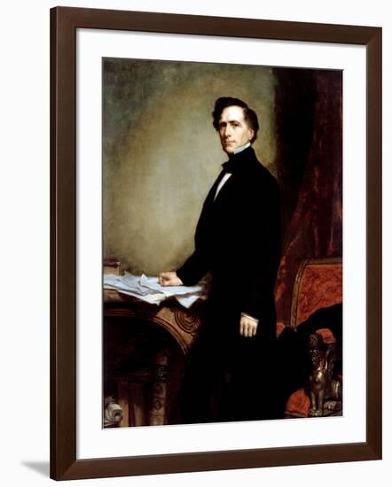 Franklin Pierce-George P.A. Healy-Framed Giclee Print