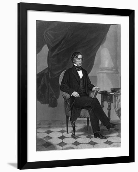 Franklin Pierce-Alonzo Chappel-Framed Art Print