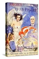 Franklin Roosevelt's Birthday Ball, 1934-Howard Chandler Christy-Howard Chandler Christy-Stretched Canvas