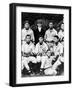 Franklin Roosevelt with His School Baseball Team in Groton, Massachusetts, 1898-null-Framed Photo