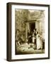 Franklin's Bookshop, 1745-Jean Leon Gerome Ferris-Framed Giclee Print