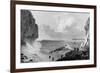 Franklin's expedition landing in a storm,1821-George Back-Framed Giclee Print