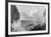 Franklin's expedition landing in a storm,1821-George Back-Framed Giclee Print