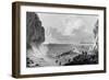 Franklin's expedition landing in a storm,1821-George Back-Framed Giclee Print