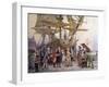 Franklin's Homecoming, c.1785-Jean Leon Gerome Ferris-Framed Giclee Print