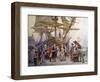 Franklin's Homecoming, c.1785-Jean Leon Gerome Ferris-Framed Giclee Print