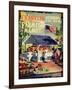 Franklin's Market-null-Framed Giclee Print