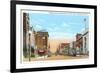 Franklin Street, Michigan City, Indiana-null-Framed Premium Giclee Print