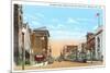 Franklin Street, Michigan City, Indiana-null-Mounted Premium Giclee Print