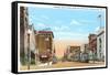 Franklin Street, Michigan City, Indiana-null-Framed Stretched Canvas