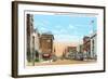 Franklin Street, Michigan City, Indiana-null-Framed Art Print