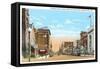 Franklin Street, Michigan City, Indiana-null-Framed Stretched Canvas