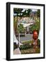 Franklin, Tennessee - Montage-Lantern Press-Framed Art Print