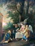 Damocles at the Table, before 1620-Frans Francken II-Giclee Print