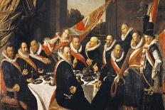 Banquet of Officers of Civic Guard of St George at Haarlem-Frans Hals-Giclee Print