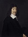 Portrait of Rene Descartes (1596-1650) c.1649-Frans Hals-Giclee Print