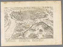 The Jerusalem Map (From: Jansson, Jan. Illustriorum Hispaniae Urbium Tabulae, Amsterdam, 165), 1657-Frans Hogenberg-Framed Giclee Print