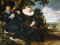 Catharina Hooft with Her Nurse-Frans I Hals-Framed Giclee Print