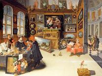 Le Cabinet De Curiosites - the Collector's Cabinet (Cabinets of Curiosities) - Frans Francken, the-Frans II Francken-Giclee Print