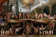 Man Having to Choose between the Virtues and Vices-Frans II Francken-Giclee Print