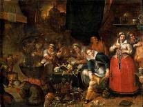 Interior of a Picture Gallery-Frans II Francken-Stretched Canvas