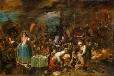 Interior of a Picture Gallery-Frans II Francken-Stretched Canvas