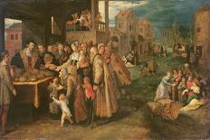 The Seven Works of Mercy, C.1606-16-Frans II Francken the Younger-Framed Giclee Print