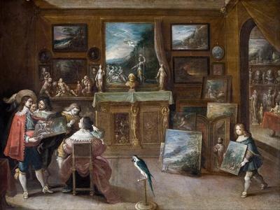 A Visit to the Art Dealer, c.1625