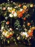 Madonna Surrounded by Flowers, 1662-Frans Ijkens-Stretched Canvas