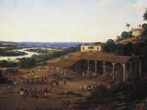 Le Rio Sao Francisco et le Fort Maurice au Brésil-Frans Post-Framed Giclee Print