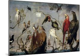 Frans Snyders / Concert of the Birds, 17th century-Frans Snyders-Mounted Giclee Print