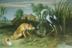 The Fox and the Crane from Aesop's Fables-Frans Snyders-Giclee Print