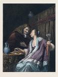 Lunch with Oysters and Wine-Frans Van Mieris-Giclee Print